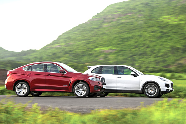 Compare bmw x6 and porsche cayenne #6