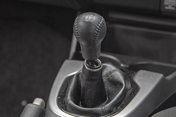 Jazz’s snappy, short-throw gearshift is a delight to use.